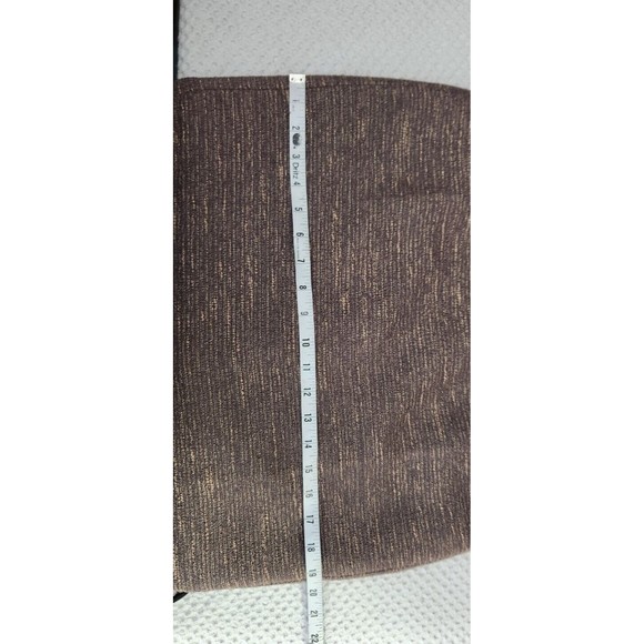 Ann Taylor Sz 6 Tweed Texture Brown‎ Gold Multicolor Lined Pencil Skirt NWT - Picture 8 of 12